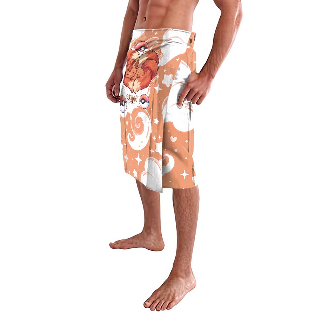 Vulpix Lavalava Vintage Flame Swirl Art