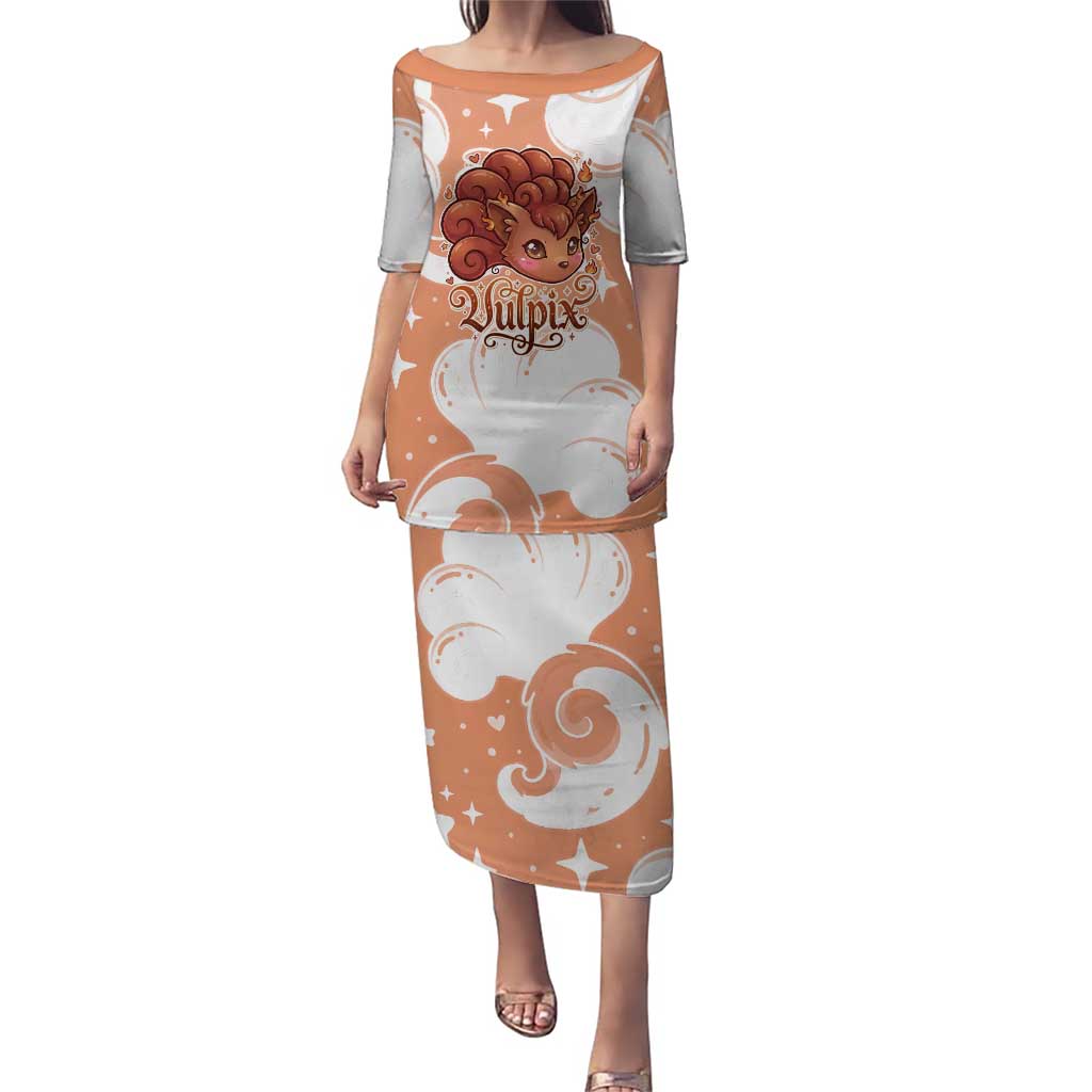 Vulpix Puletasi Vintage Flame Swirl Art