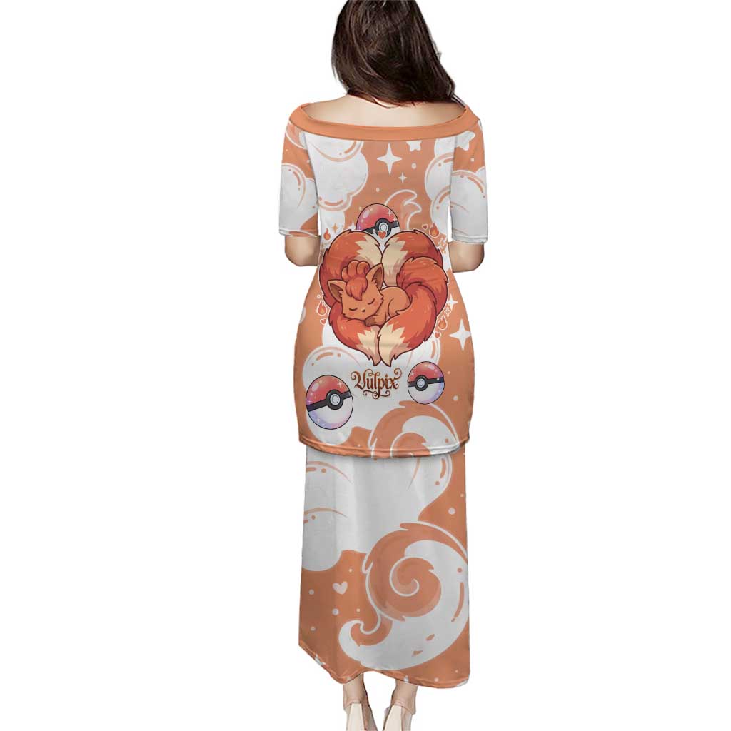 Vulpix Puletasi Vintage Flame Swirl Art
