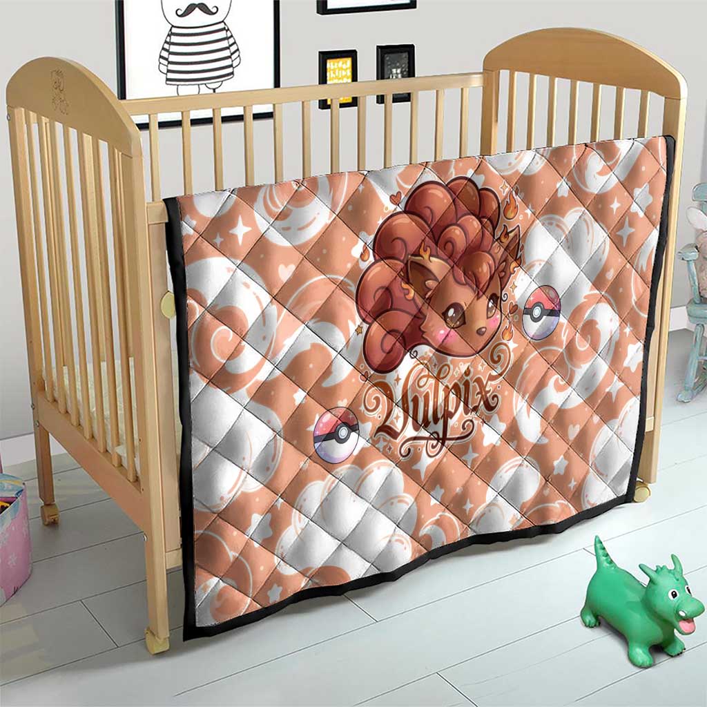 Vulpix Quilt Vintage Flame Swirl Art