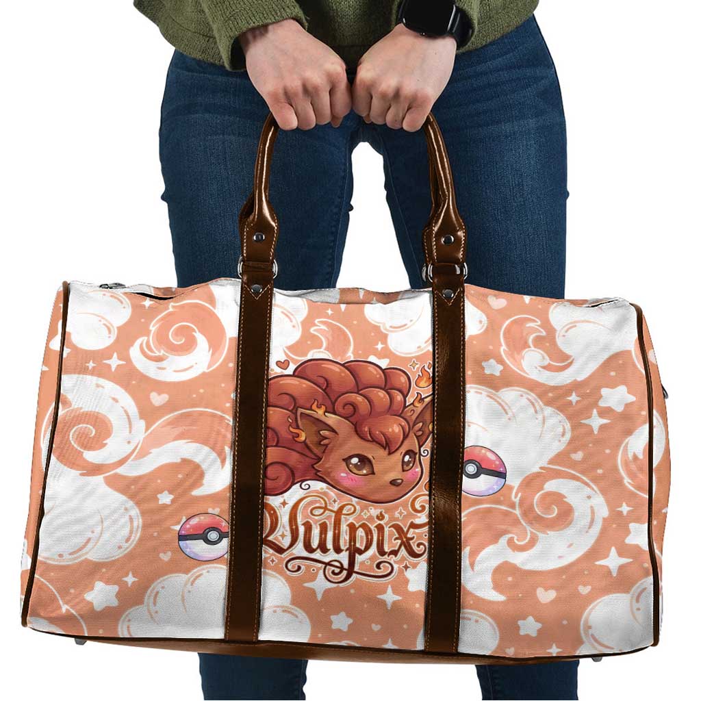 Vulpix Travel Bag Vintage Flame Swirl Art