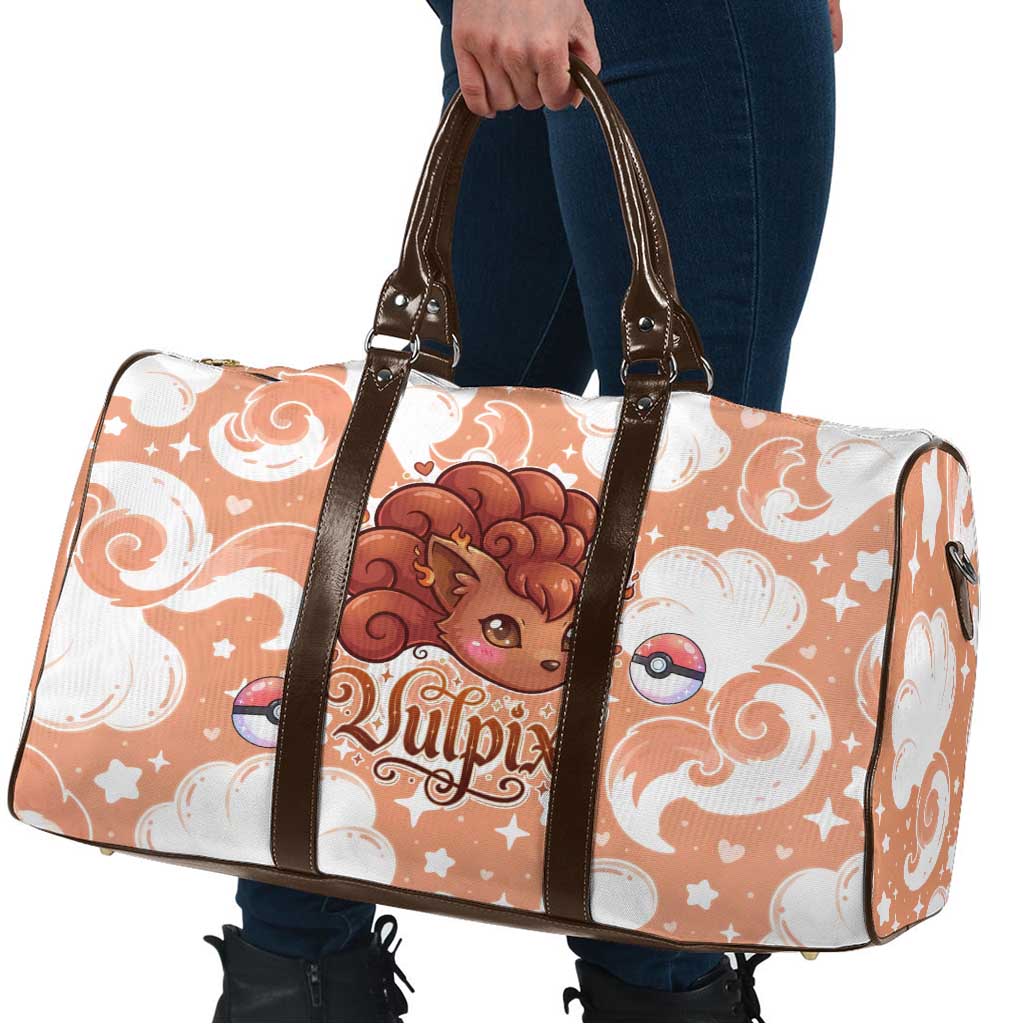 Vulpix Travel Bag Vintage Flame Swirl Art