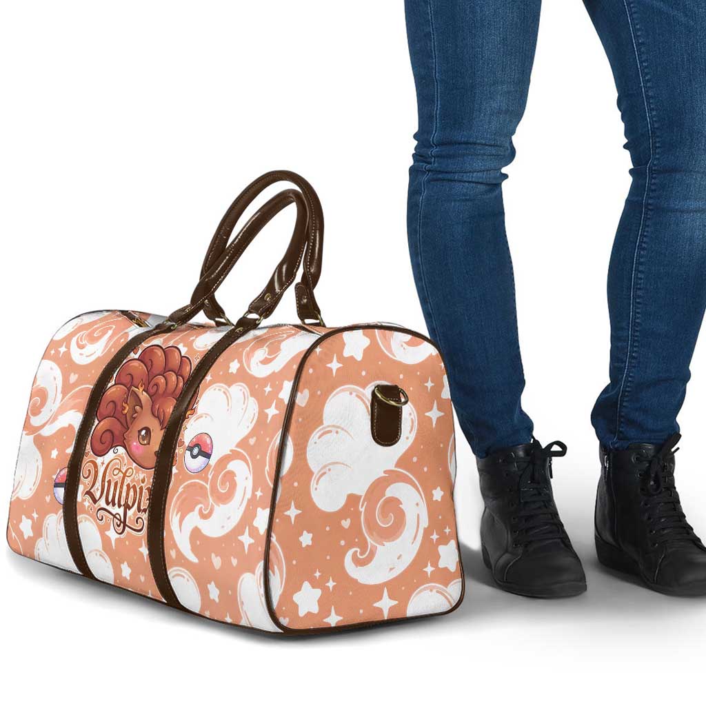 Vulpix Travel Bag Vintage Flame Swirl Art