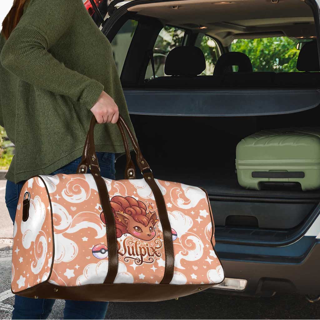 Vulpix Travel Bag Vintage Flame Swirl Art