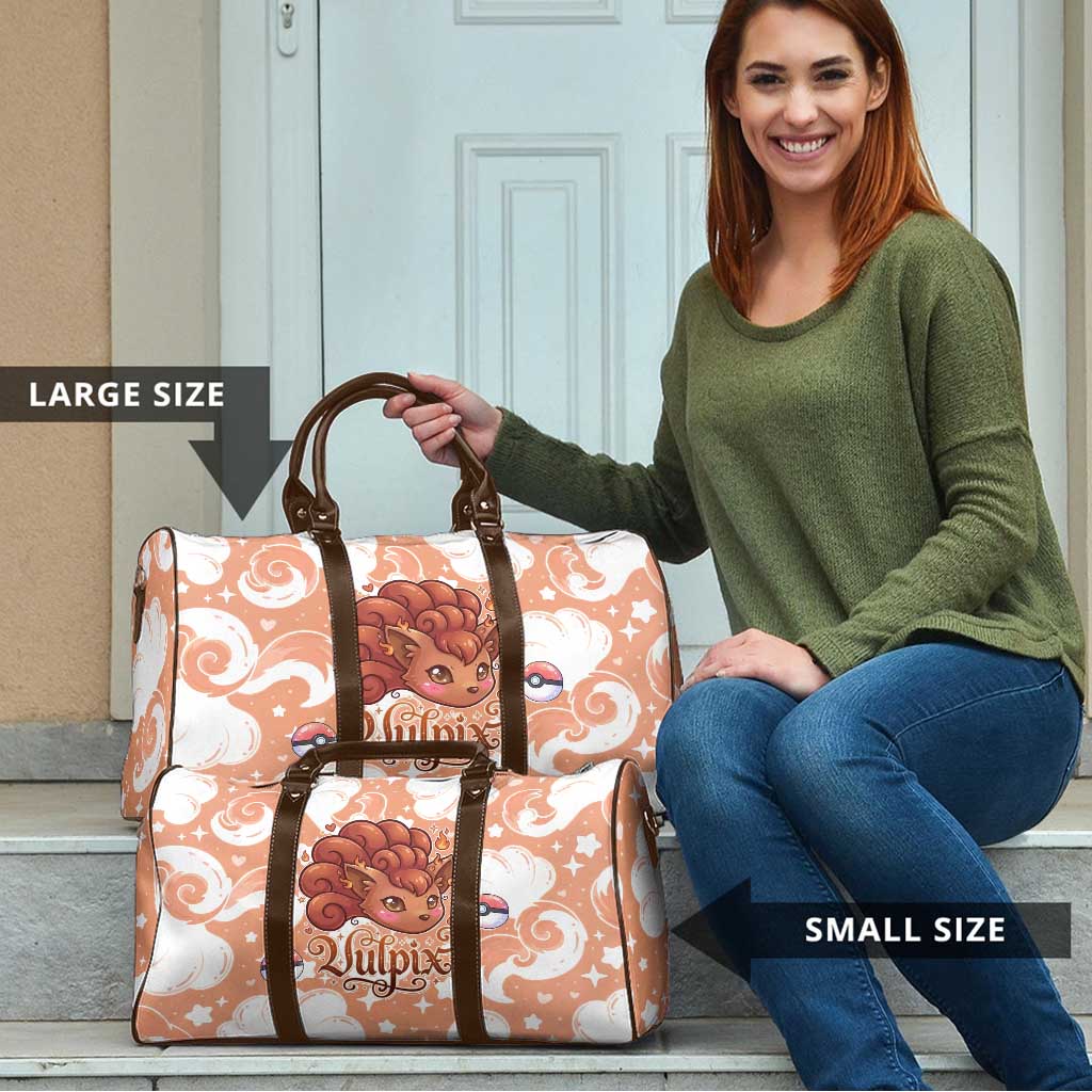 Vulpix Travel Bag Vintage Flame Swirl Art