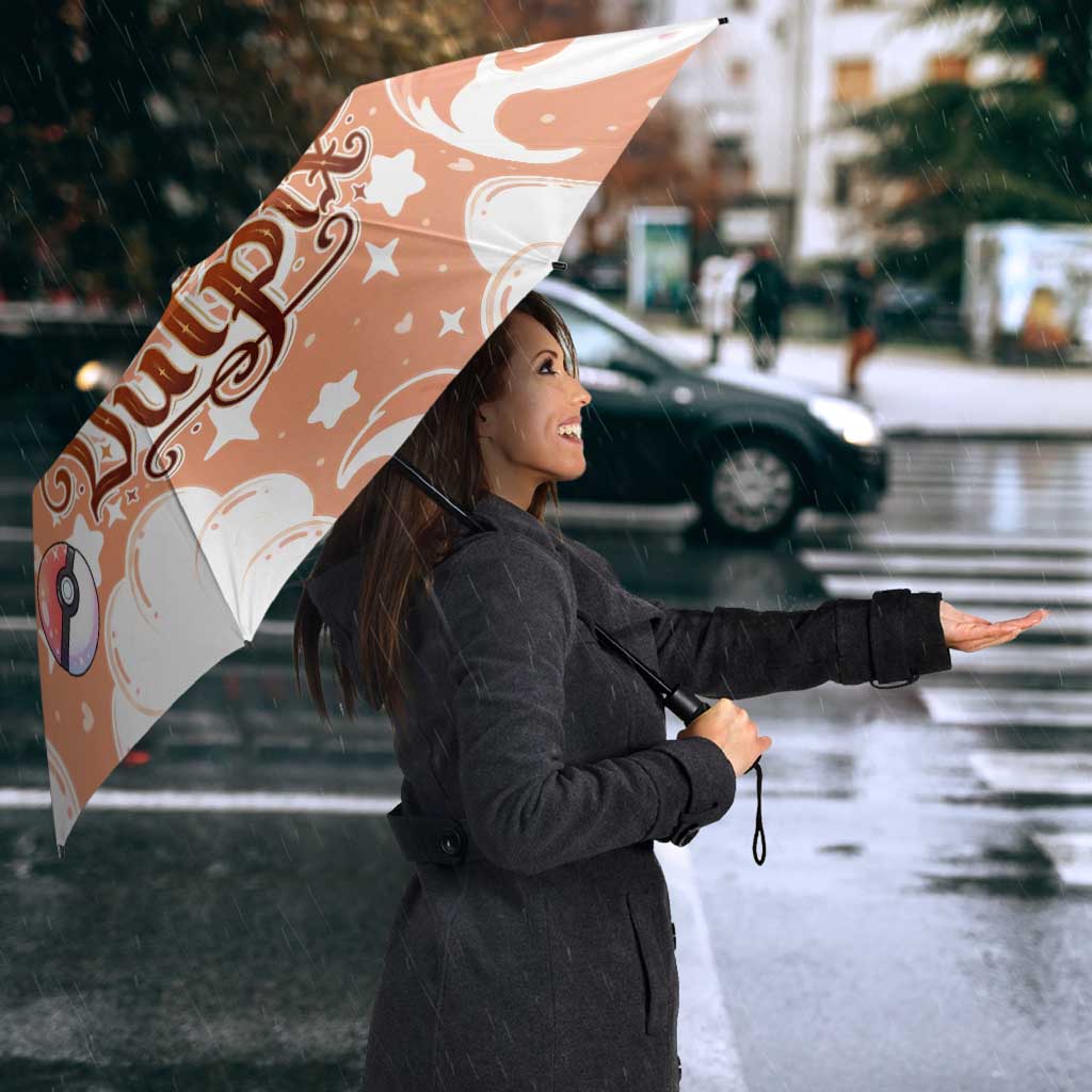 Vulpix Umbrella Vintage Flame Swirl Art