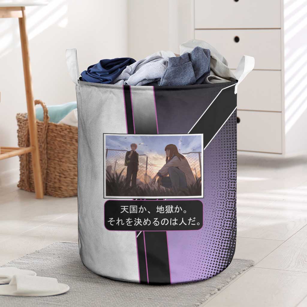 Heavenly Delusion Duo Laundry Basket Post-Apocalyptic Manga Style