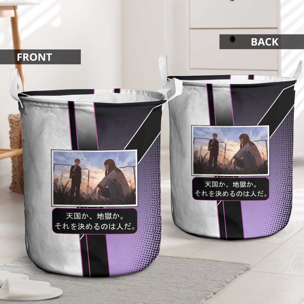 Heavenly Delusion Duo Laundry Basket Post-Apocalyptic Manga Style