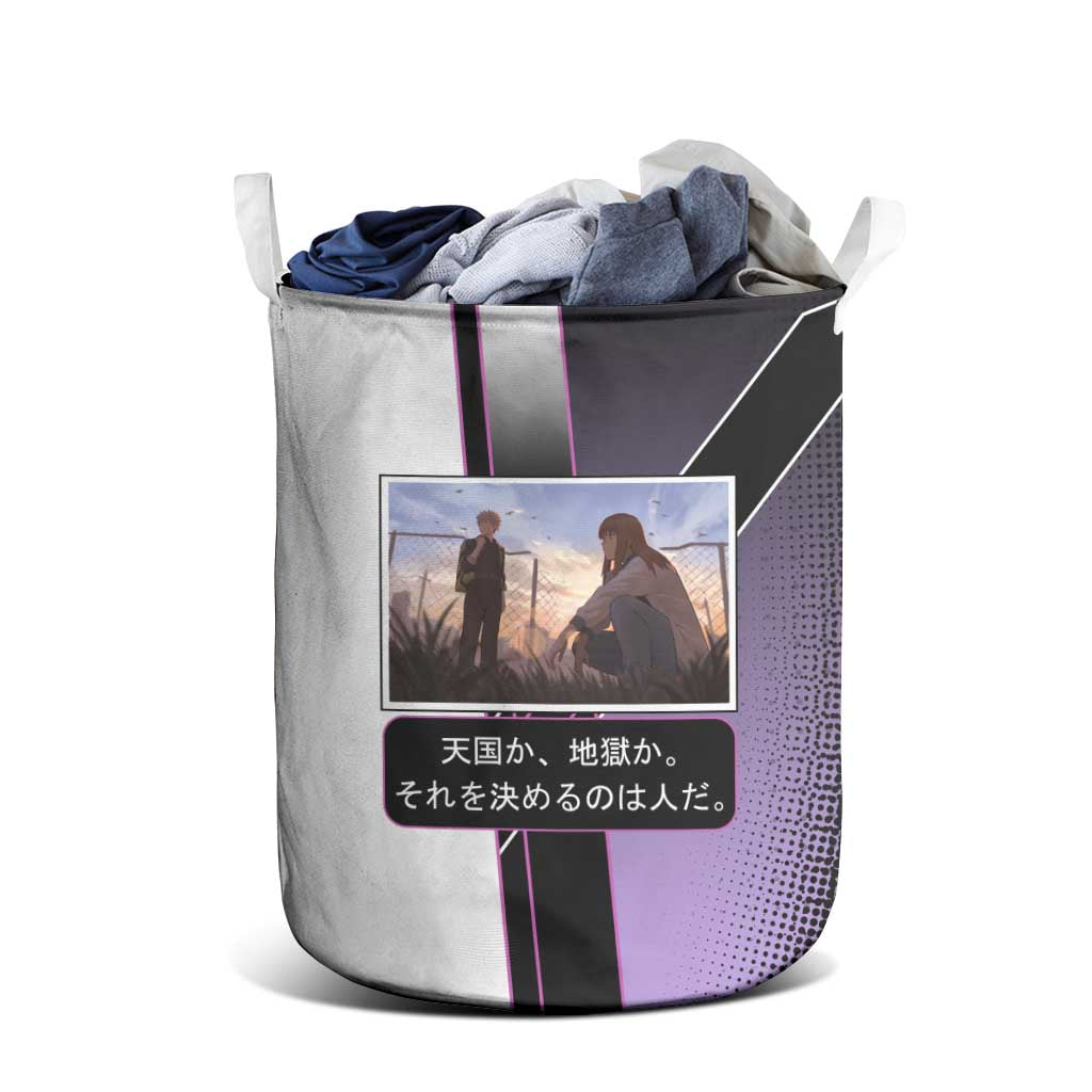 Heavenly Delusion Duo Laundry Basket Post-Apocalyptic Manga Style
