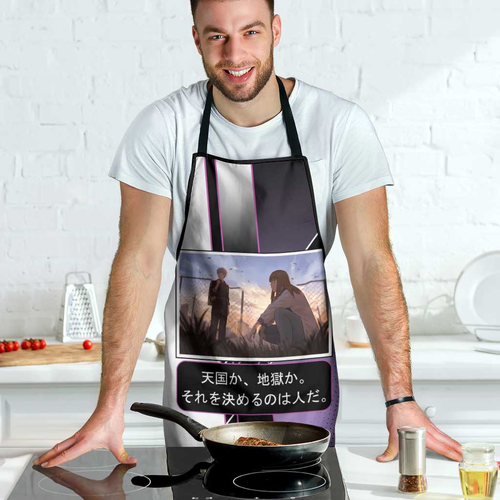 Heavenly Delusion Duo Apron Post-Apocalyptic Manga Style