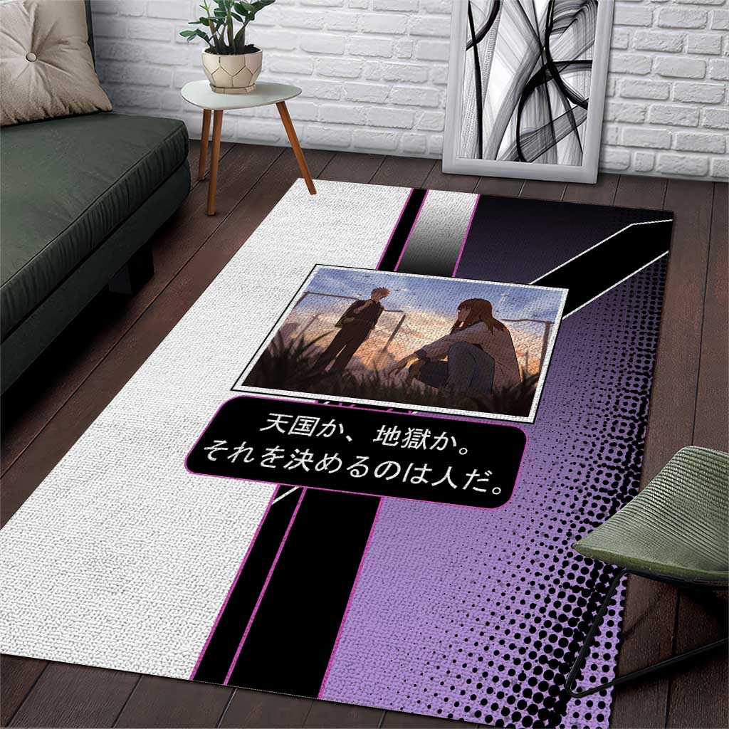 Heavenly Delusion Duo Area Rug Post-Apocalyptic Manga Style