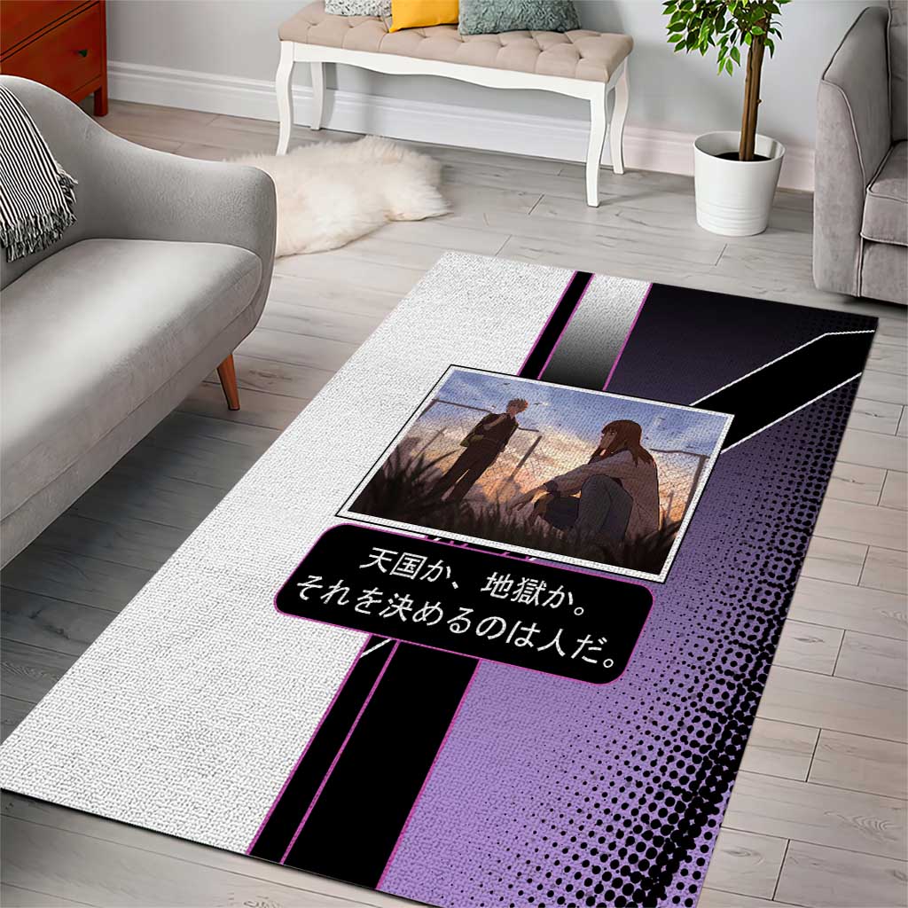 Heavenly Delusion Duo Area Rug Post-Apocalyptic Manga Style