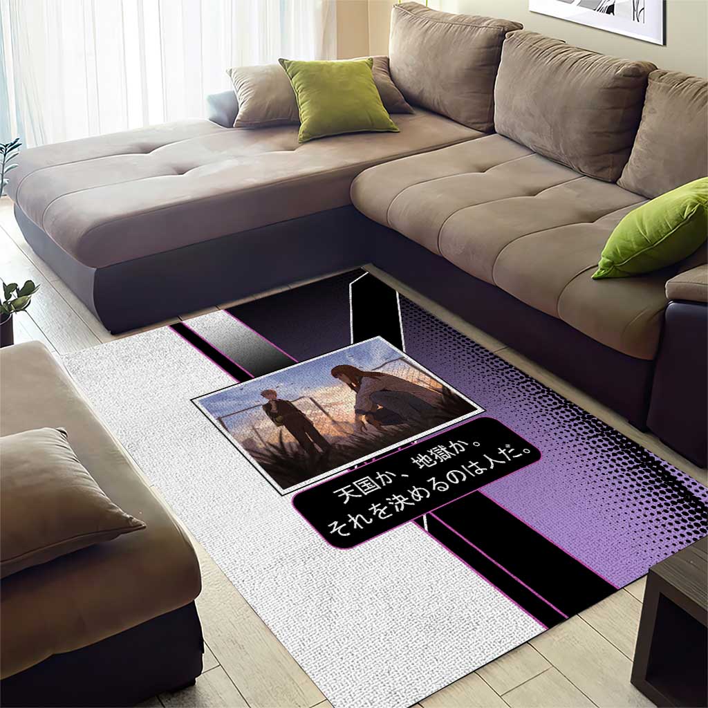 Heavenly Delusion Duo Area Rug Post-Apocalyptic Manga Style