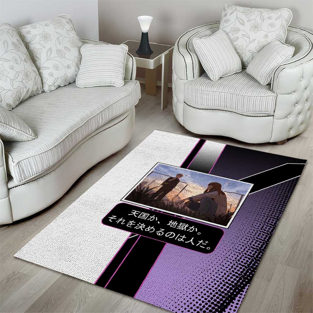 Heavenly Delusion Duo Area Rug Post-Apocalyptic Manga Style