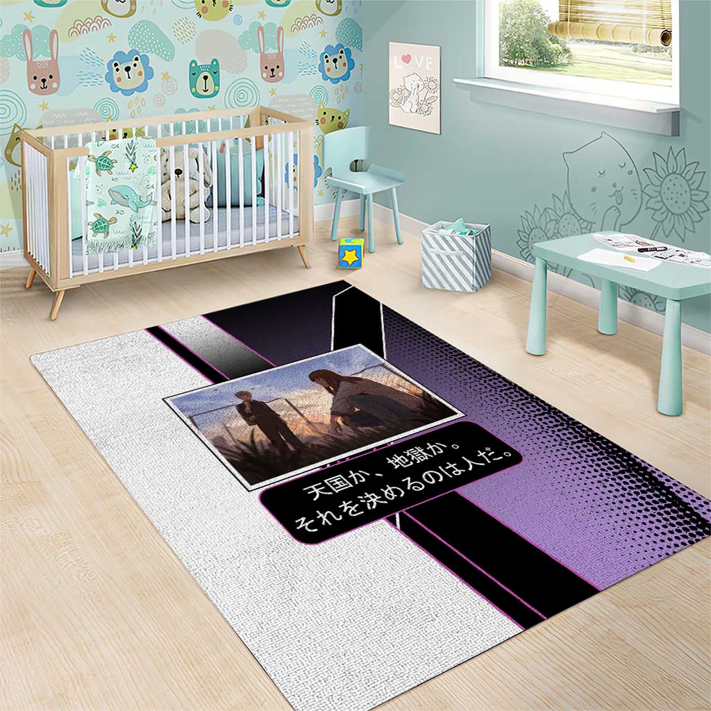 Heavenly Delusion Duo Area Rug Post-Apocalyptic Manga Style