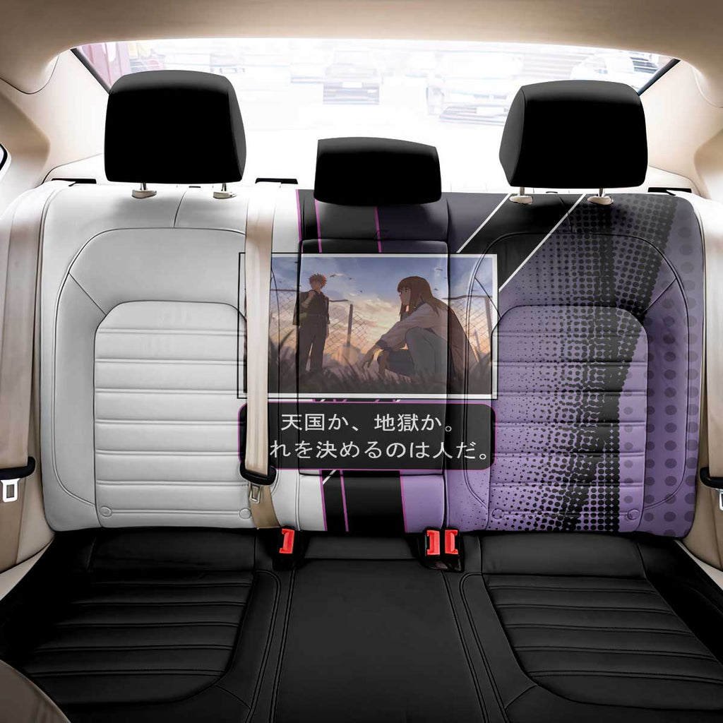 Heavenly Delusion Duo Back Car Seat Cover Post-Apocalyptic Manga Style