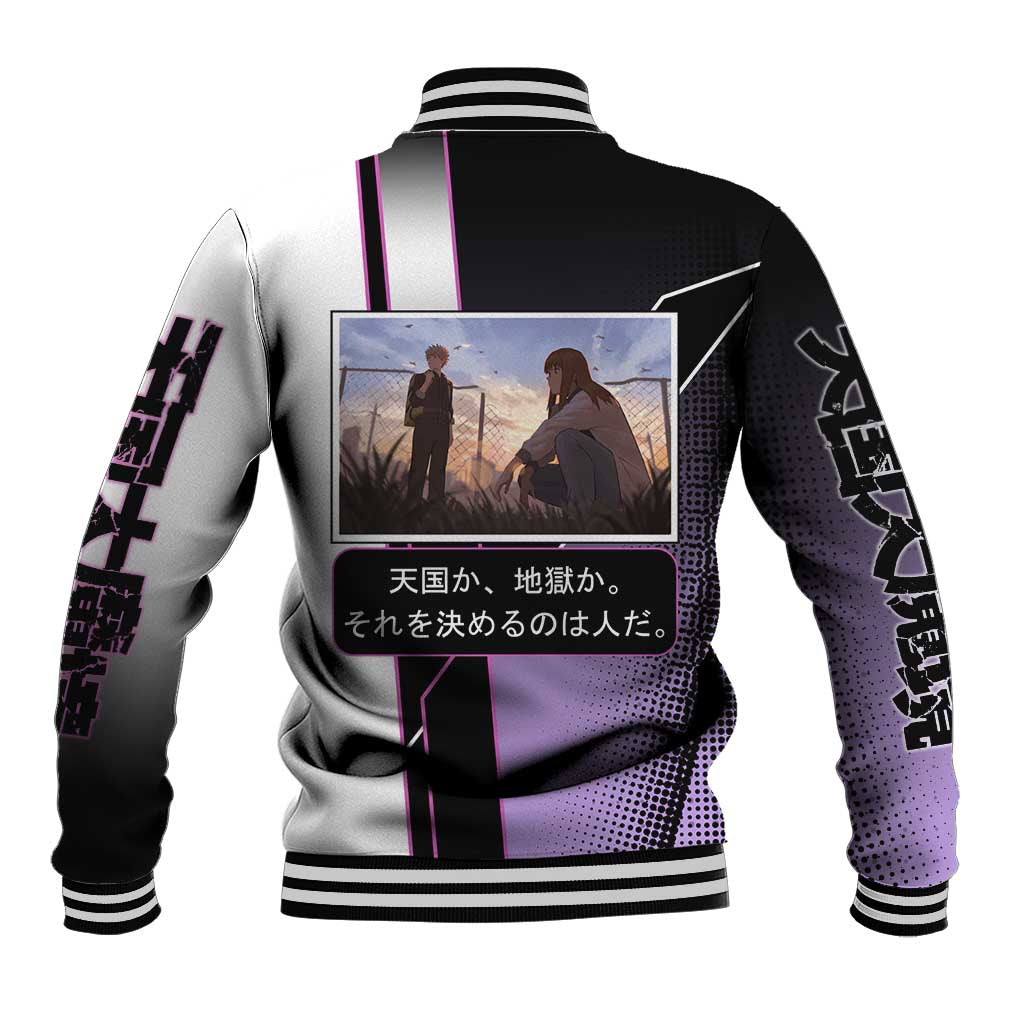 Heavenly Delusion Duo Baseball Jacket Post-Apocalyptic Manga Style