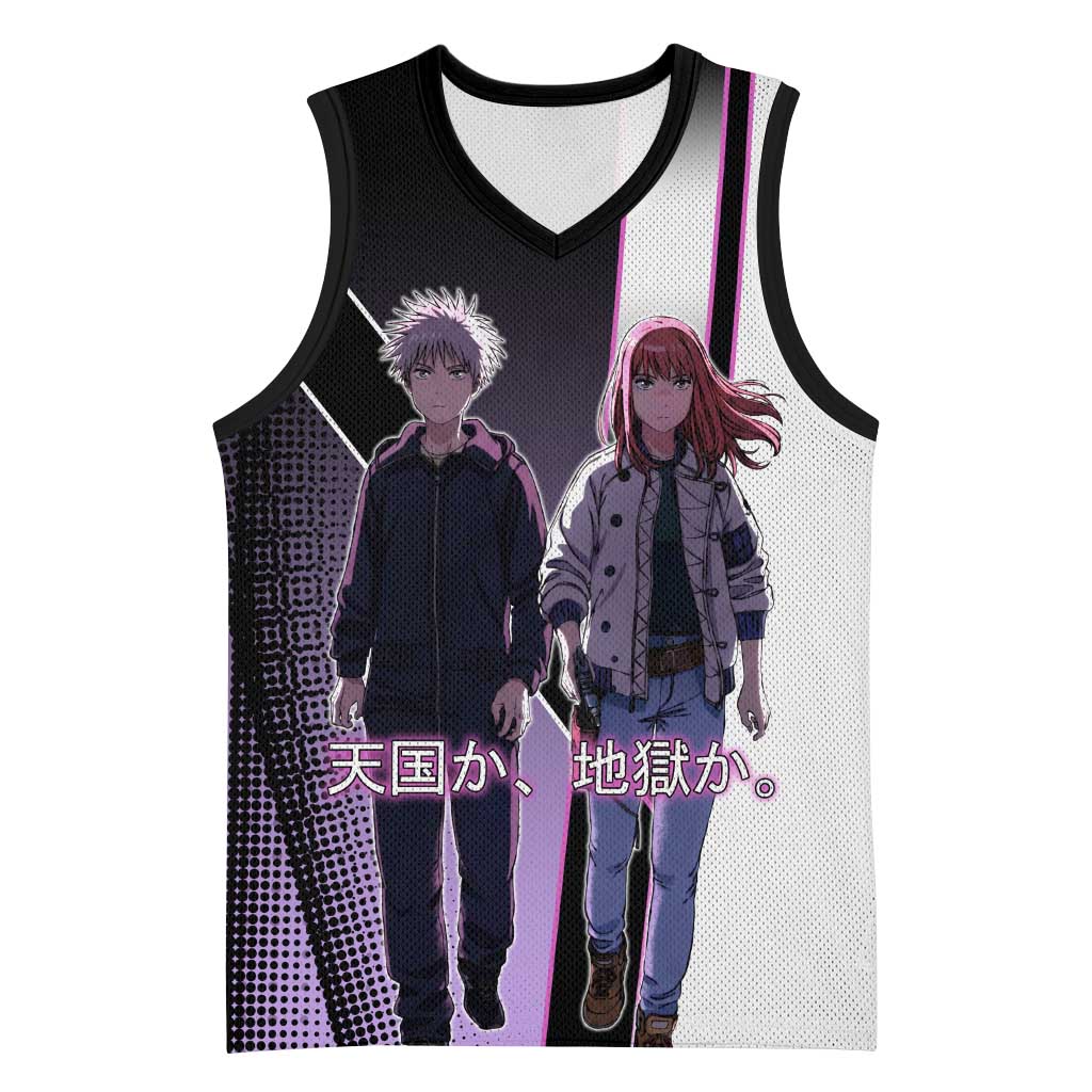 Heavenly Delusion Duo Basketball Jersey Post-Apocalyptic Manga Style