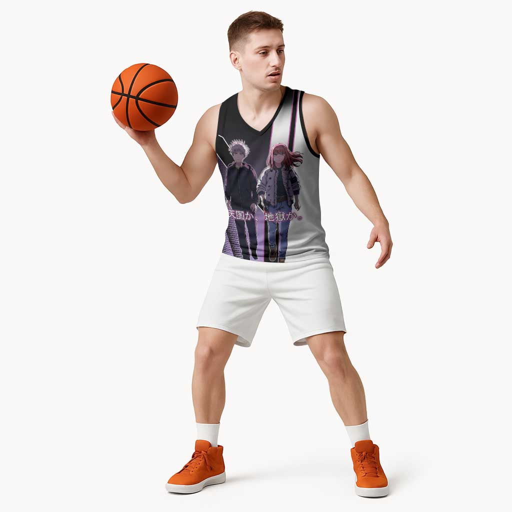 Heavenly Delusion Duo Basketball Jersey Post-Apocalyptic Manga Style