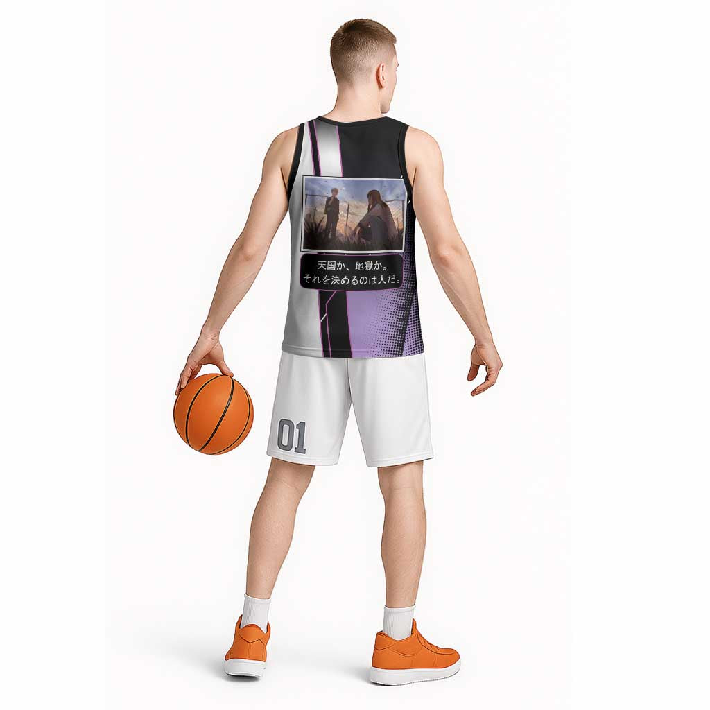 Heavenly Delusion Duo Basketball Jersey Post-Apocalyptic Manga Style