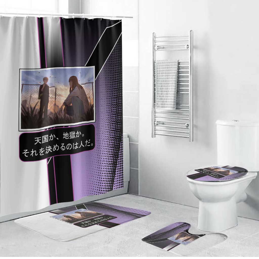 Heavenly Delusion Duo Bathroom Set Post-Apocalyptic Manga Style