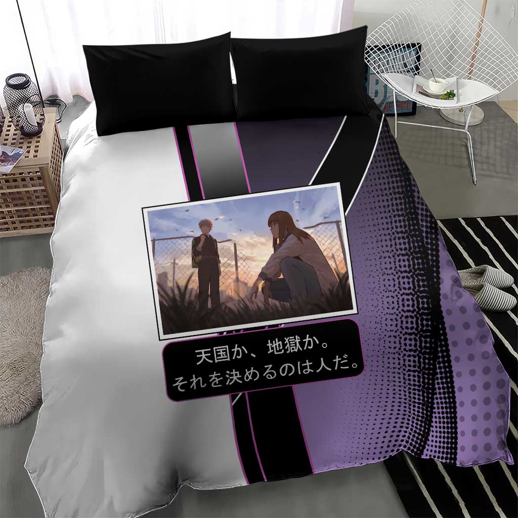 Heavenly Delusion Duo Bedding Set Post-Apocalyptic Manga Style