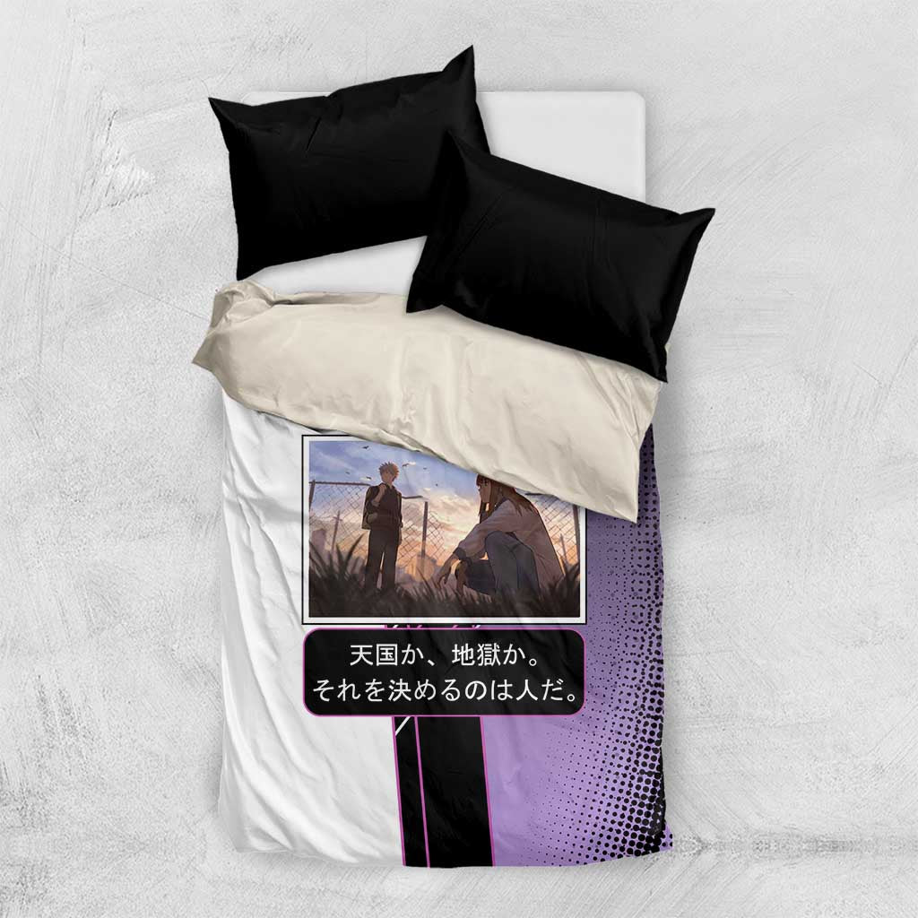 Heavenly Delusion Duo Bedding Set Post-Apocalyptic Manga Style