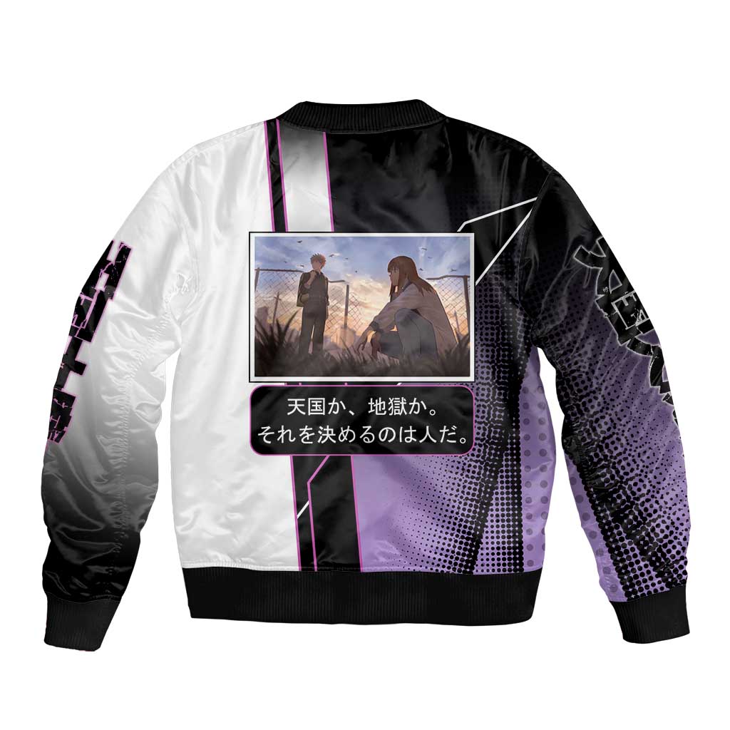 Heavenly Delusion Duo Bomber Jacket Post-Apocalyptic Manga Style