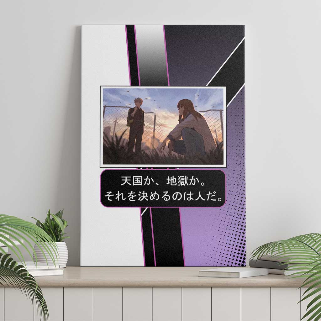 Heavenly Delusion Duo Canvas Wall Art Post-Apocalyptic Manga Style