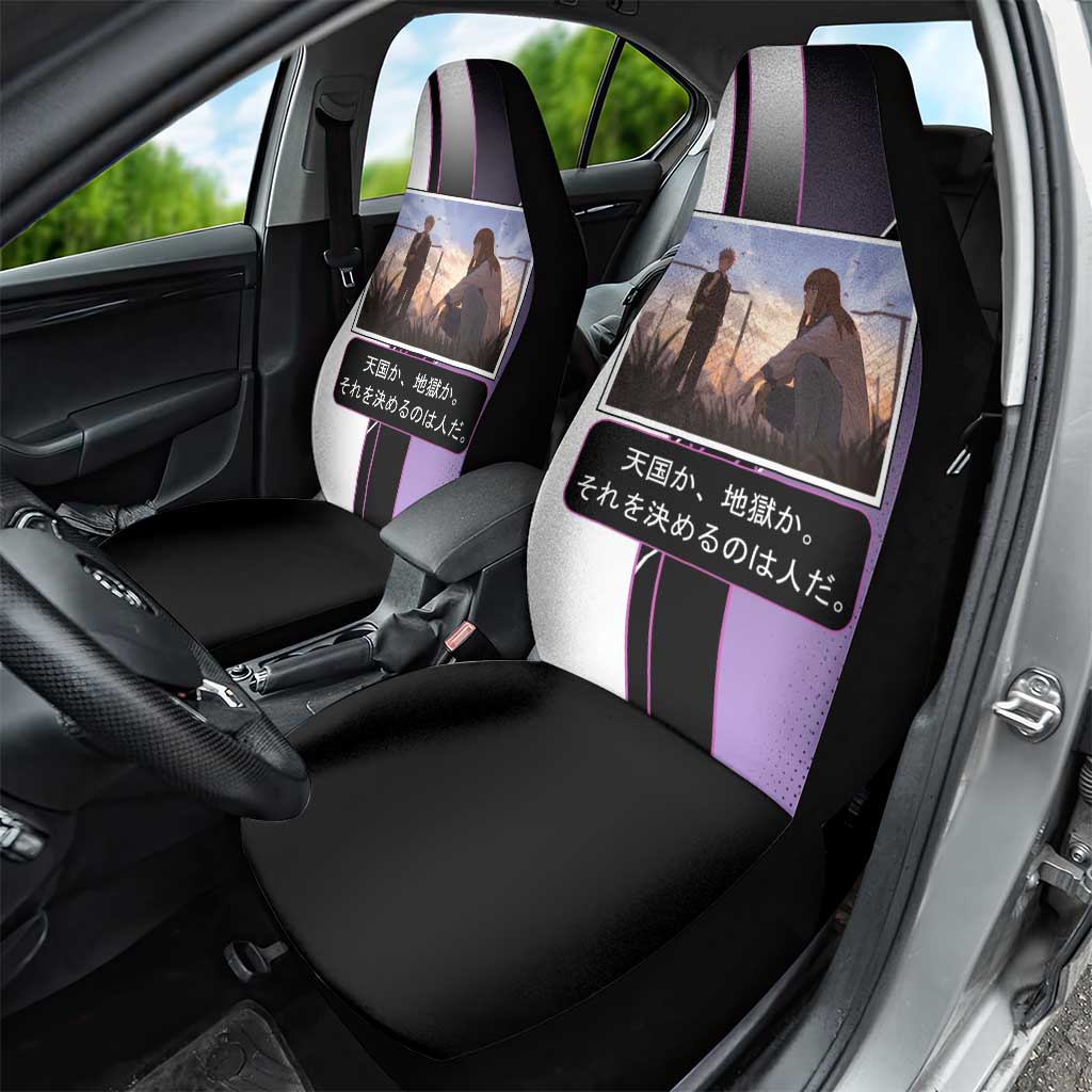 Heavenly Delusion Duo Car Seat Cover Post-Apocalyptic Manga Style