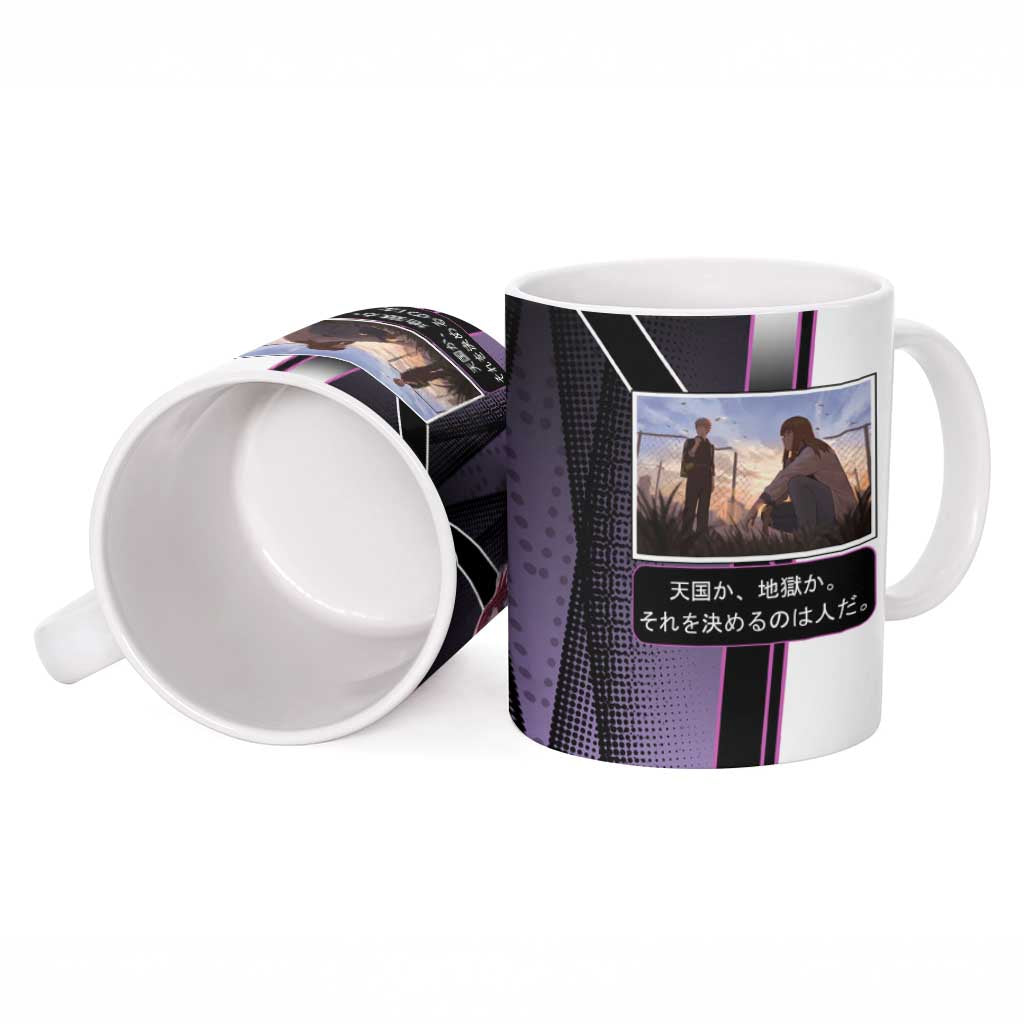 Heavenly Delusion Duo Ceramic Mug Post-Apocalyptic Manga Style