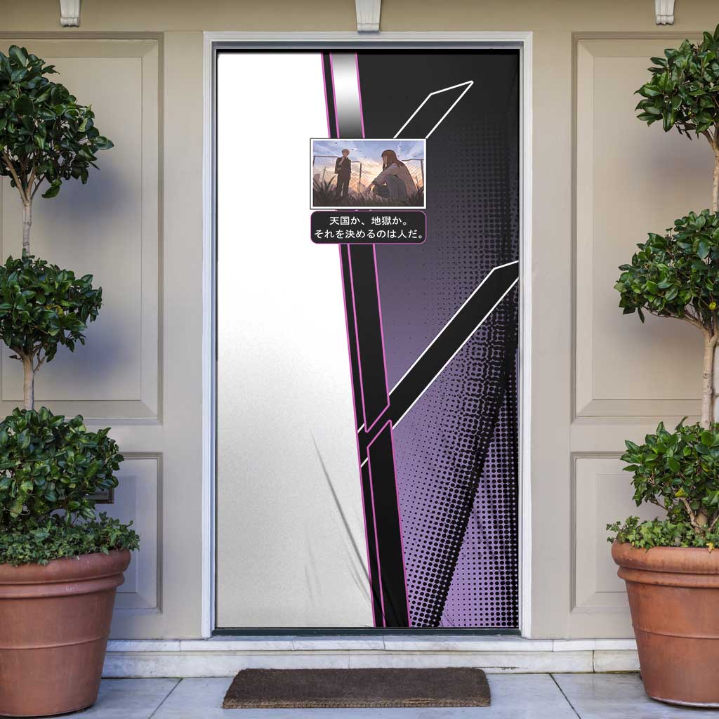 Heavenly Delusion Duo Door Cover Post-Apocalyptic Manga Style