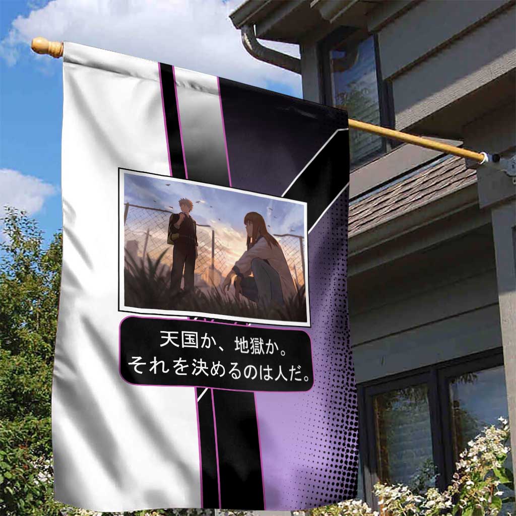 Heavenly Delusion Duo Garden Flag Post-Apocalyptic Manga Style