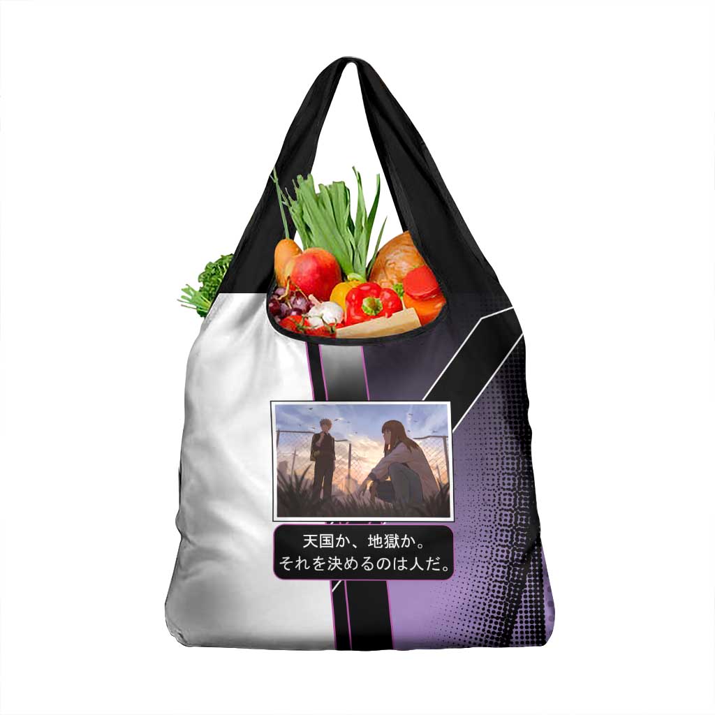 Heavenly Delusion Duo Grocery Bag Post-Apocalyptic Manga Style