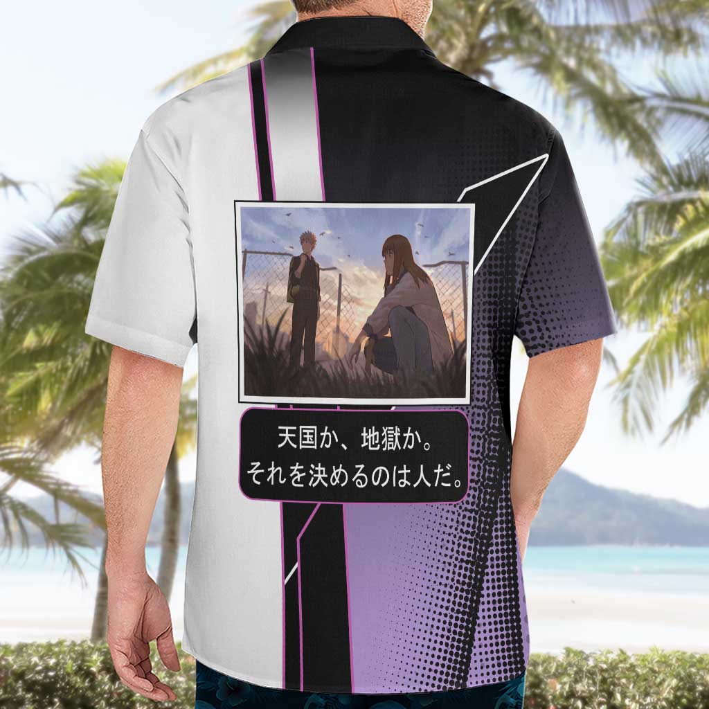 Heavenly Delusion Duo Hawaiian Shirt Post-Apocalyptic Manga Style