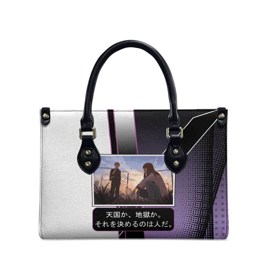Heavenly Delusion Duo Leather Bag Post-Apocalyptic Manga Style