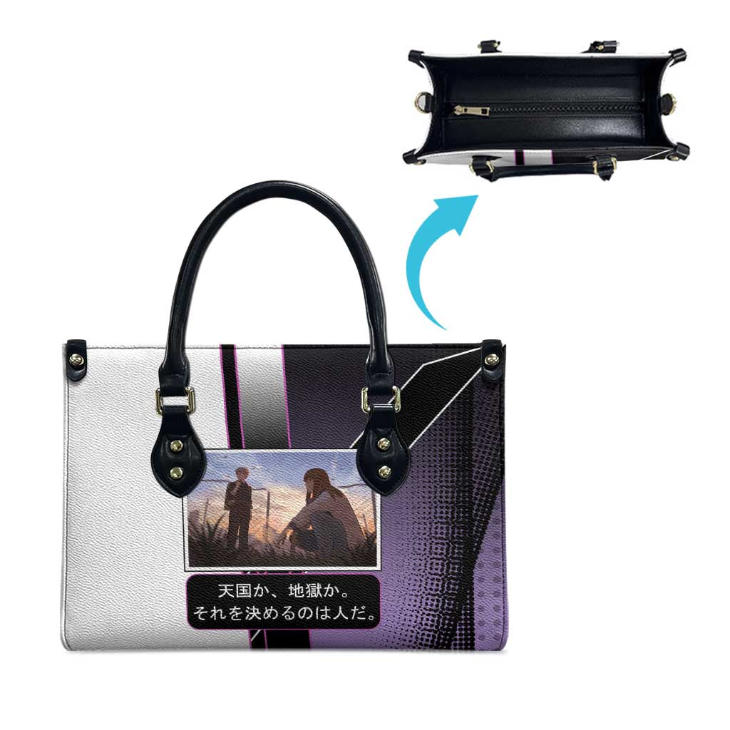 Heavenly Delusion Duo Leather Bag Post-Apocalyptic Manga Style