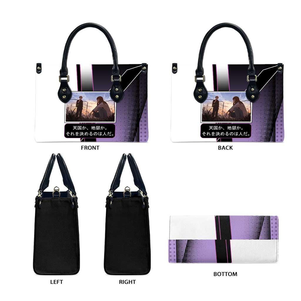 Heavenly Delusion Duo Leather Bag Post-Apocalyptic Manga Style