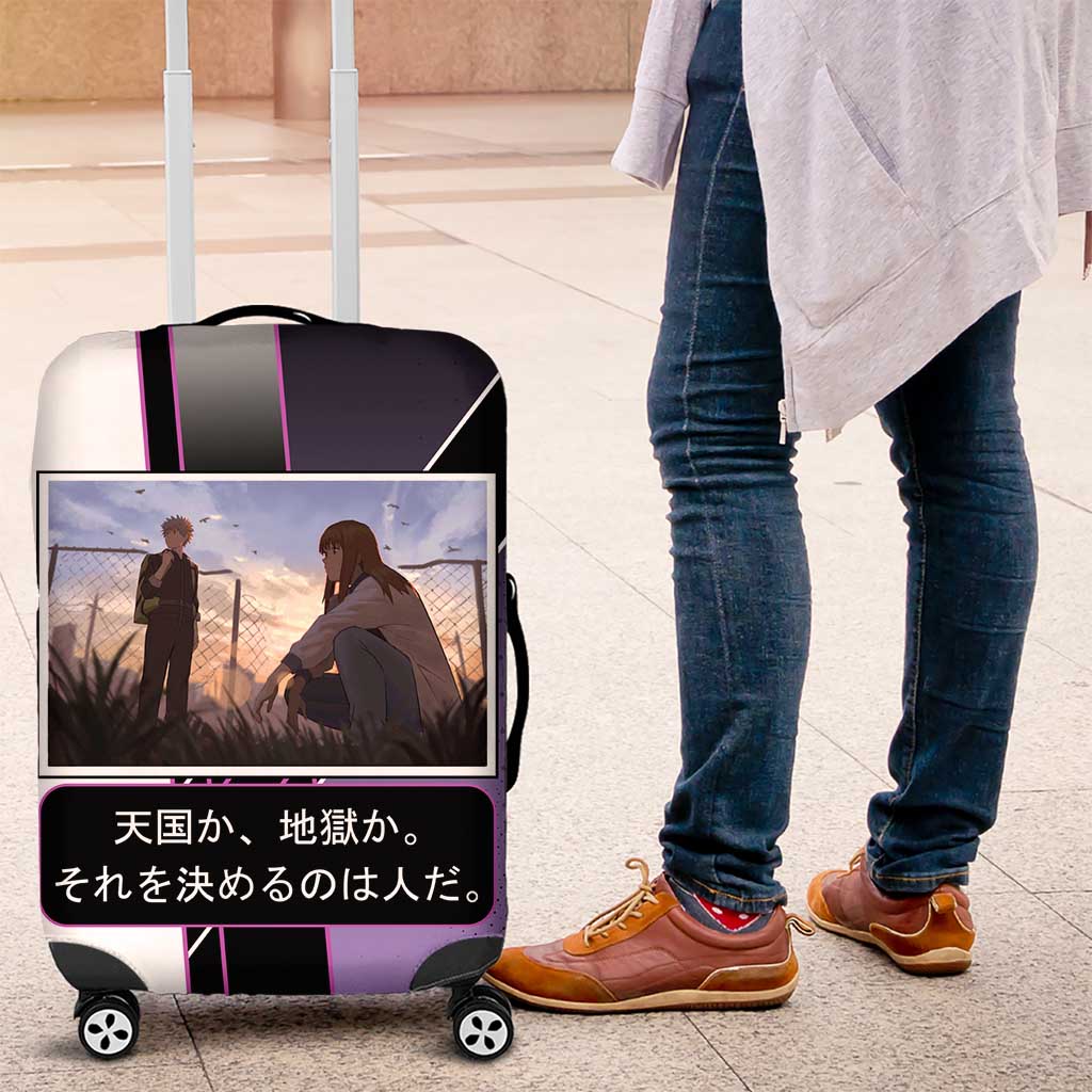 Heavenly Delusion Duo Luggage Cover Post-Apocalyptic Manga Style