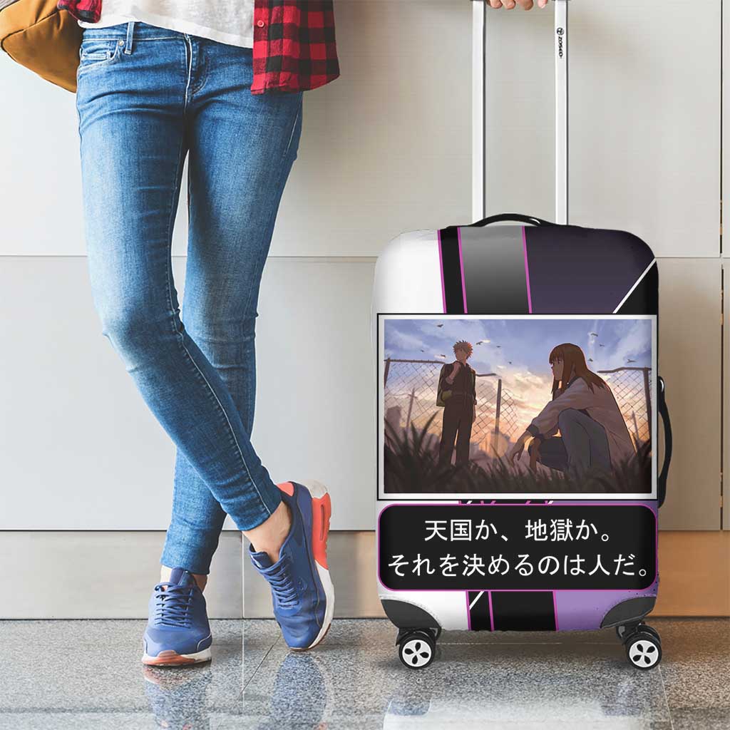 Heavenly Delusion Duo Luggage Cover Post-Apocalyptic Manga Style