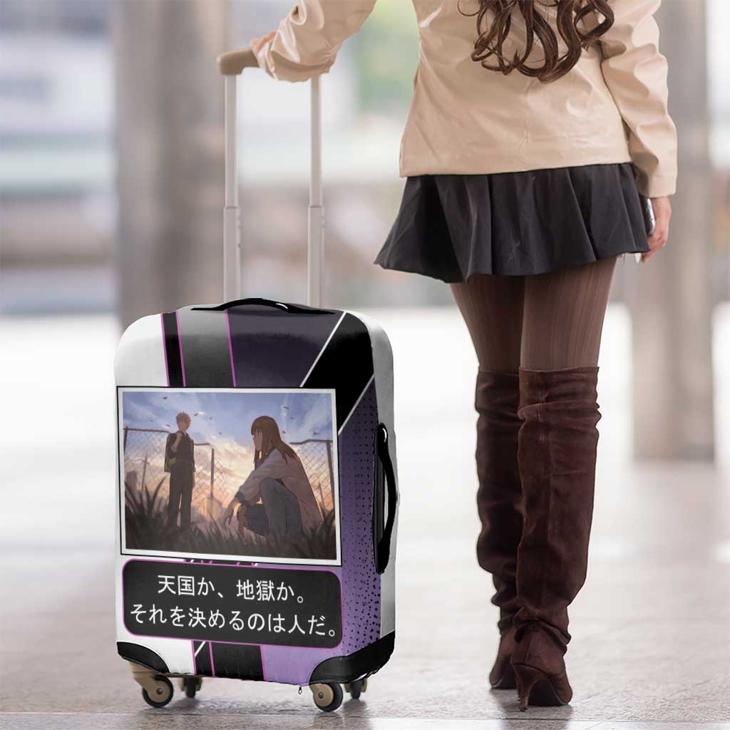 Heavenly Delusion Duo Luggage Cover Post-Apocalyptic Manga Style