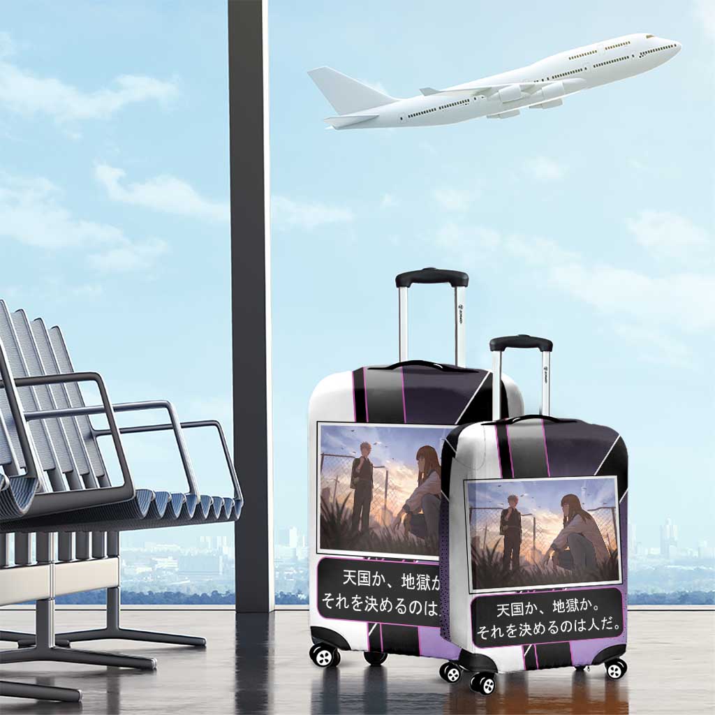 Heavenly Delusion Duo Luggage Cover Post-Apocalyptic Manga Style