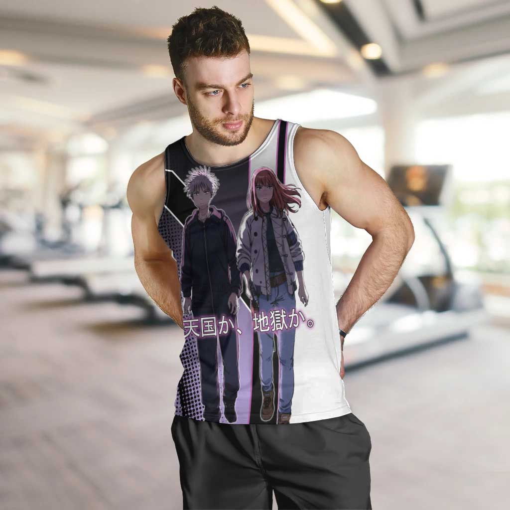 Heavenly Delusion Duo Men Tank Top Post-Apocalyptic Manga Style