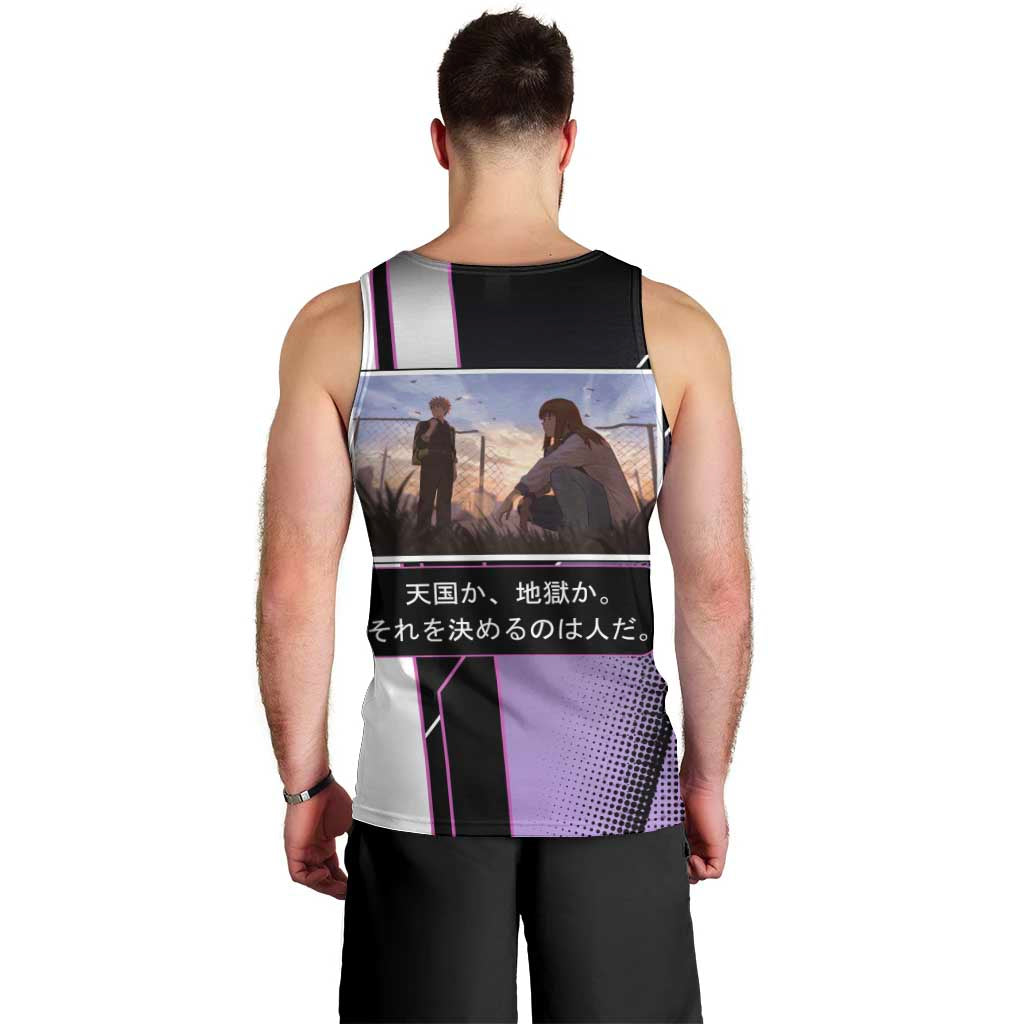 Heavenly Delusion Duo Men Tank Top Post-Apocalyptic Manga Style