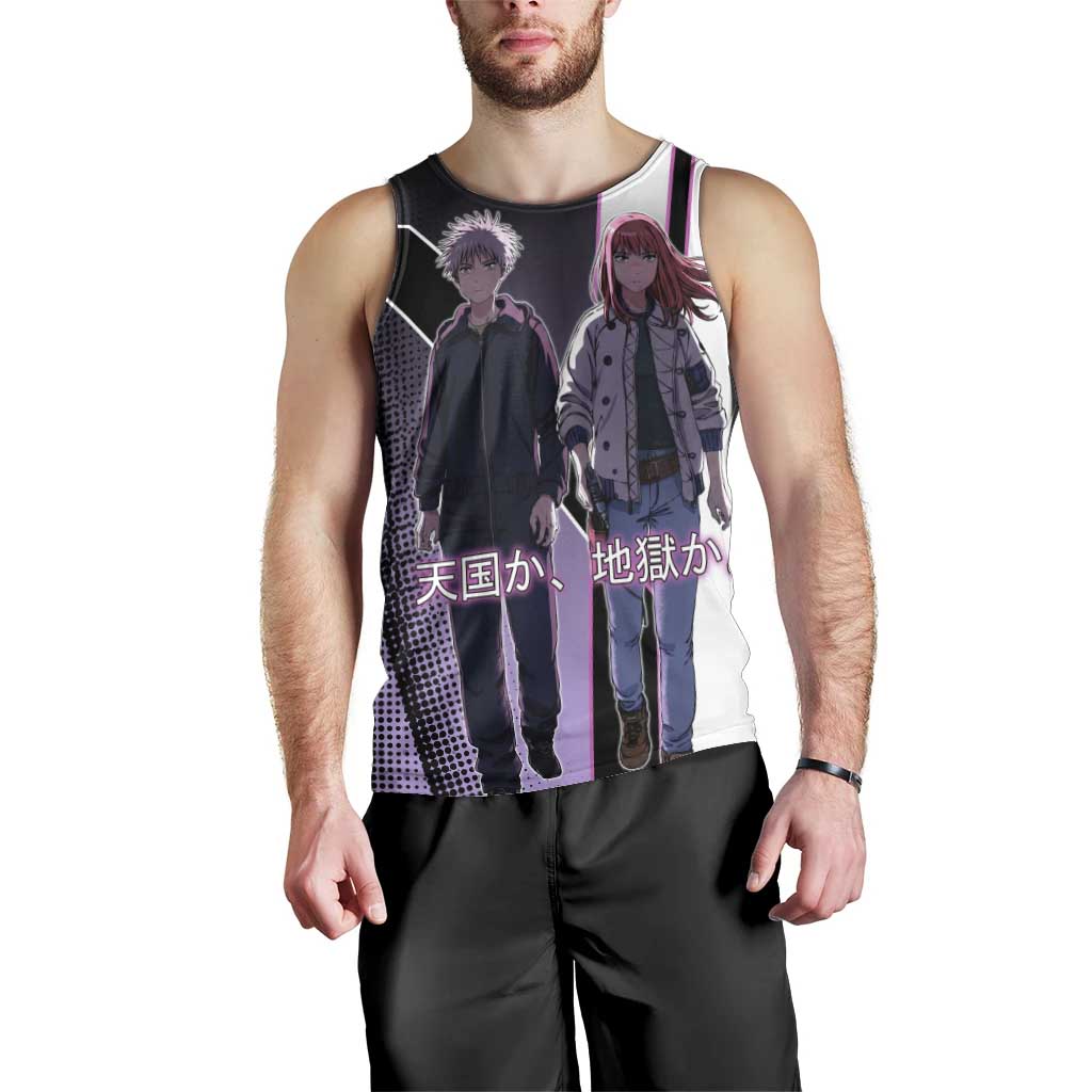 Heavenly Delusion Duo Men Tank Top Post-Apocalyptic Manga Style