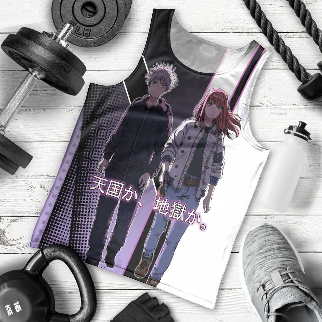 Heavenly Delusion Duo Men Tank Top Post-Apocalyptic Manga Style