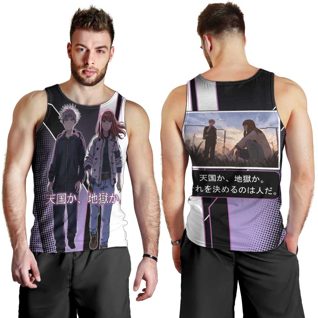 Heavenly Delusion Duo Men Tank Top Post-Apocalyptic Manga Style