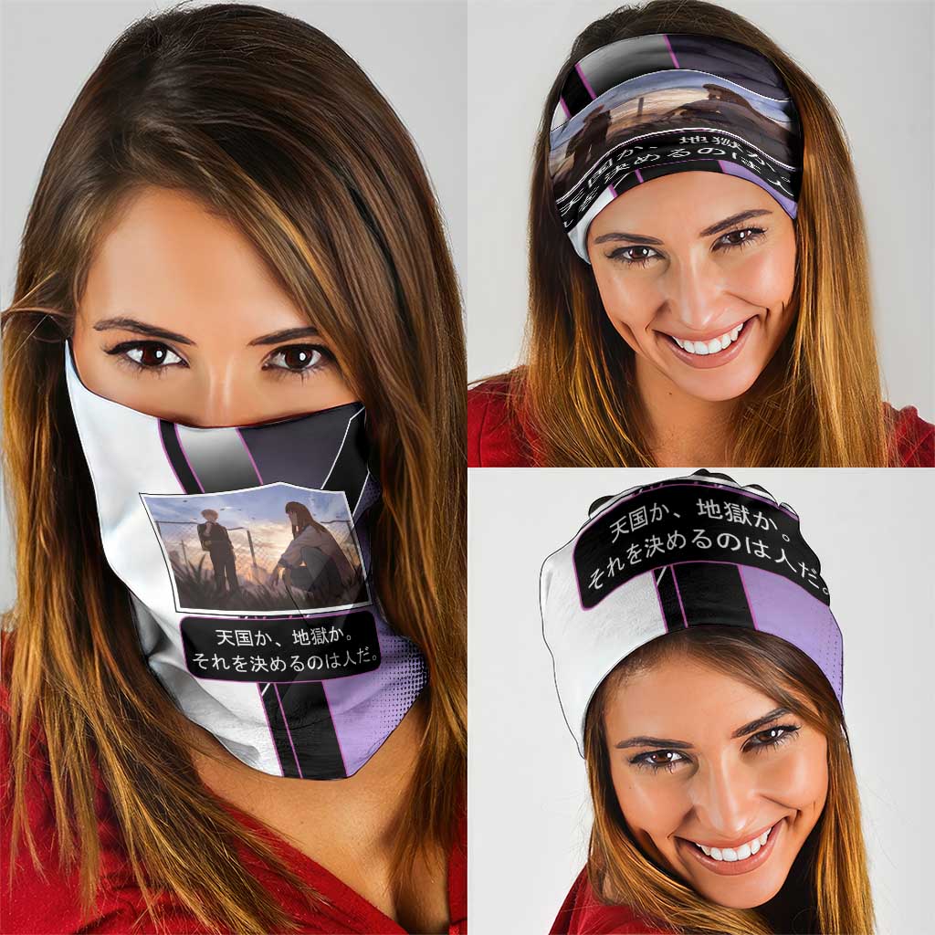 Heavenly Delusion Duo Neck Gaiter Post-Apocalyptic Manga Style