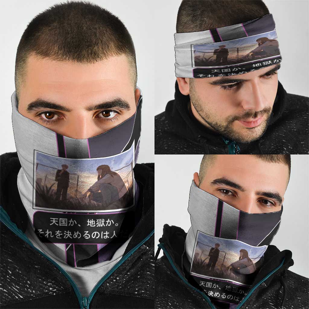 Heavenly Delusion Duo Neck Gaiter Post-Apocalyptic Manga Style