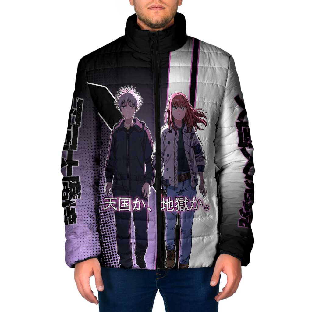 Heavenly Delusion Duo Padded Jacket Post-Apocalyptic Manga Style